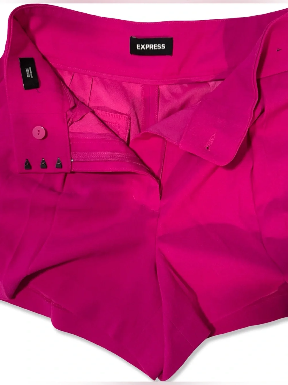 Express High-Rise Hot Pink Tailored Women's Shorts size 4 NWOT